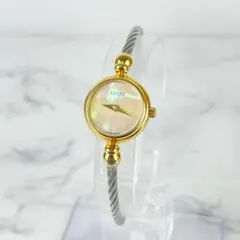 【稼働品】GUCCI グッチ 時計 2700.2L シェル文字盤 ゴールド