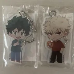 爆豪 緑谷 ドーナツ アクリルキーホルダー 僕のヒーローアカデミア コラボ