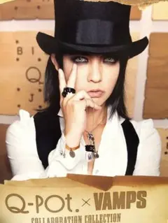 希少 HYDE着 同型同色 VAMPS×Q-pot. コラボ MELT RING