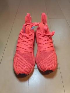 蛍光オレンジ ニットスニーカー 新品 未使用 タグ付き