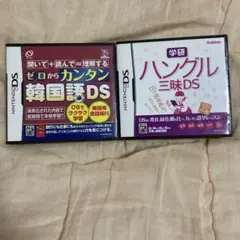 ニンテンドーDS ゼロからカンタン 韓国語DS & 学研ハングル三昧　セット