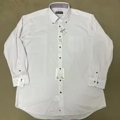 【新品】LES MUESワイシャツ　ノンアイロン　スーパーストレッチ　45-84
