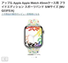Apple Watch 45mm プライドエディションバンド S/M