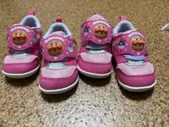 アンパンマン ピンク スニーカー 13cm 双子