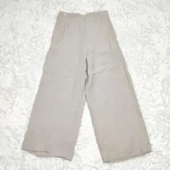トゥモローランド MACPHEE リネン ワイドパンツ ベージュ M