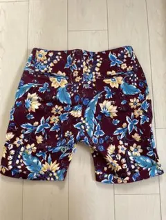 nano universe フローラルショートパンツ　サイズS