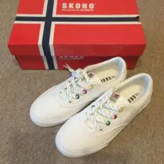 SKONO キャンバス地　スニーカー　24cm