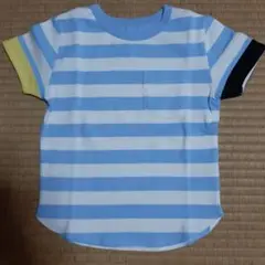 ＊フェリシモ＊中村憲剛コラボ＊水色と白のボーダーTシャツ＊