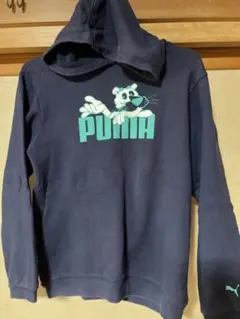 【激レア】PUMA スタジャン ピンクパンサー ビッグロゴ 1507 Pink Panther ピンクパンサースカジャン 刺繍 花柄 レア