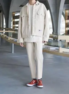 r*o様 ミハラヤスヒロ×GU ノーカラージャケット パンツ セットアップ スト gu MIHARAYASUHIRO ノーカラージャケット Mサイズ 未使用品