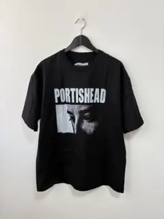 【XL】美品 PORTISHEAD Tシャツ ポーティスヘッド ブラック 古着