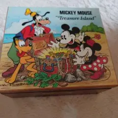 ミッキーマウス 木製ボックスジュエリーBOX