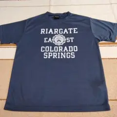 美品試着のみ　PRIMAL POINT ダークブルー Tシャツ L
