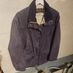 古着 Barbour(バブアー)ジップアップブルゾン パープル 935