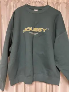 moussy スウェット 緑