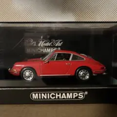 1/43 ポルシェ 911 (901) レッド 1964 ナロー　ミニチャンプス