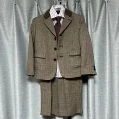 pinkywolmanフォーマルスーツ 110cm ブラウン系
