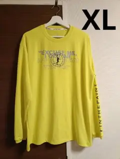 インザペイント　プラシャツ　イエロー XL 長袖シャツ IN THE PAINT