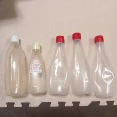 マヨネーズ．ケチャップ空き容器　5本セット　工作材料　水鉄砲