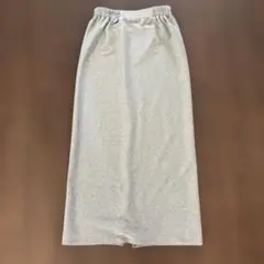 ロングスカート　シルバー