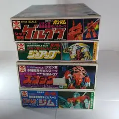 旧バンダイ ガンダム プラモデル4体セット