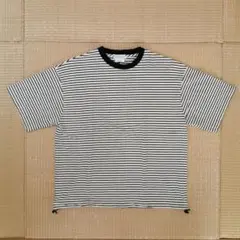 【美品】CIAOPANIC TYPY オーバーサイズ ボーダーT ドローコード付