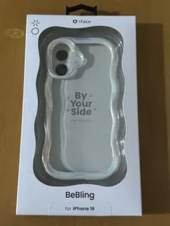 iFace BeBling iPhone16ケース　ホワイトオーロラ