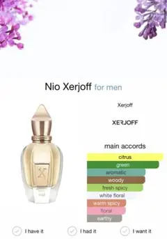 2025年最新】xerjoff nioの人気アイテム - メルカリ