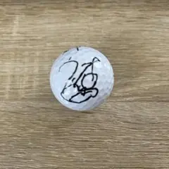 女子プロゴルフ　JLPGA 安田祐香　直筆サインゴルフボール