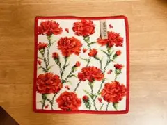 【新品】フェイラー　ハンカチ（カーネーション）
