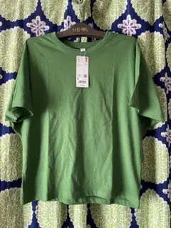 未使用　UNIQLO ドルマンT グリーン