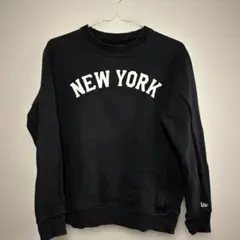 NEW ERA トレーナー　スウェット　スエット　ロゴ　ブラック　服