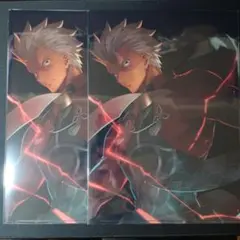 Fate UBW 放送開始10周年記念くじ H賞 A4ファイル(アーチャー)2点