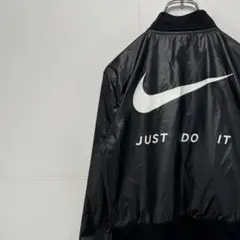 NIKE ナイキ ナイロンジャケット プリントロゴ 古着