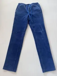 ジャックバニー　コーデュロイ青スリムフィットパンツ
