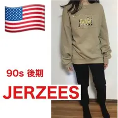【ジャージーズ】90s　希少　USA物 スウェット 刺繍　JERZEES ゴルフ