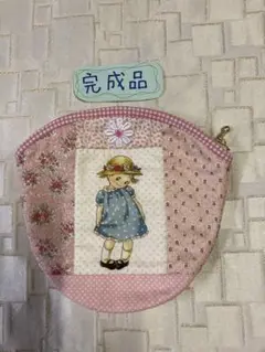 （完成品）②ソフィのポーチ、パッチワーク、ハンドメイド