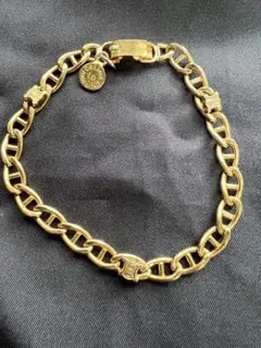 CELINE vintage ロゴブレスレット gold