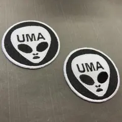 刺繡ワッペン　人気お買い得セット　UMA　２枚セット