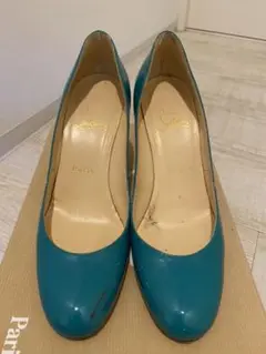 ルブタン ヒールパンプス グリーン