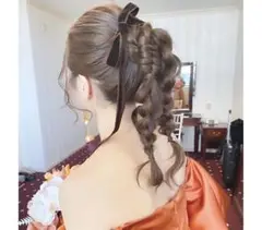 ウェディング ベルベットリボン ベロアリボン 20mm 1m ブラウン