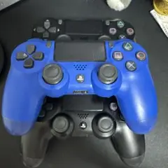 PS4 コントローラー 青 黒 3個セット　ジャンク品
