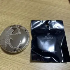 エレガンス パウダーファンデーションケース 新品スポンジ