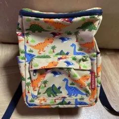 スケーター　クーラーバッグ　保温保冷リュック　恐竜柄　スクエア型　美品