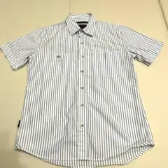 【最終価格】R. NEWBOLD ストライプ 半袖シャツ M