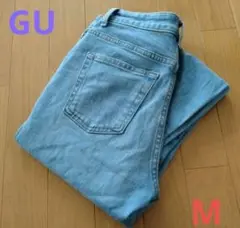 GU ミドルライズスリムジーンズ　M