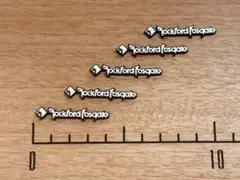 ロックフォード　40エンブレム シルバー　５個1セット