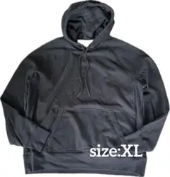 Champion 黒 チャンピオン 目無し フーディ パーカー ブラック XL