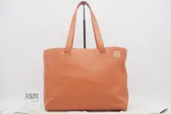 LOEWE トートバッグ イーストウエスト ショッパー オレンジ ABランク 美