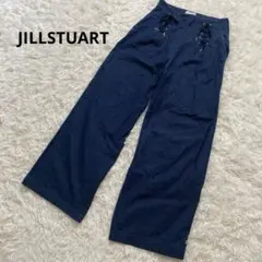 a183 JILL STUART ジルスチュアート リボン　パンツ　ズボン　M